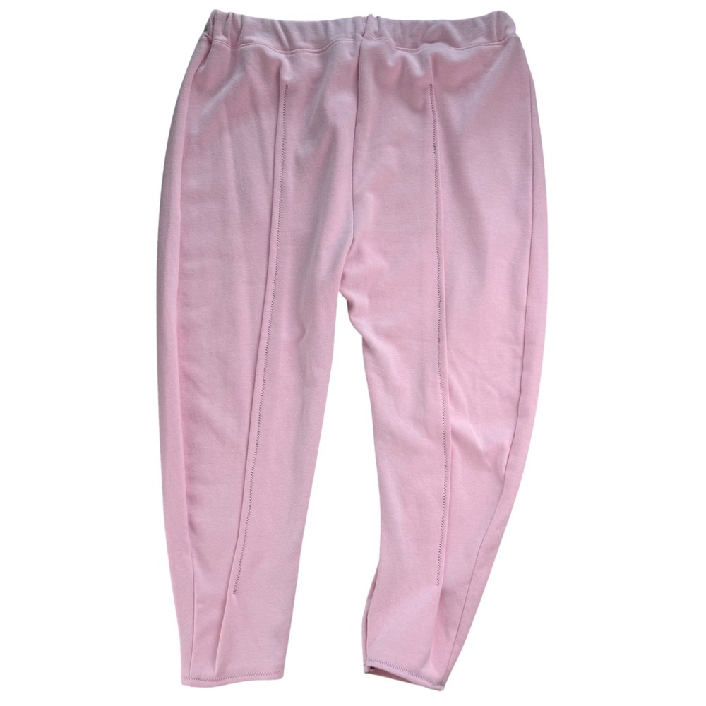 Simple Clothing Pink Fleece Pintuck Sweatpants Coquette Balletcore‎ Joggers M/L